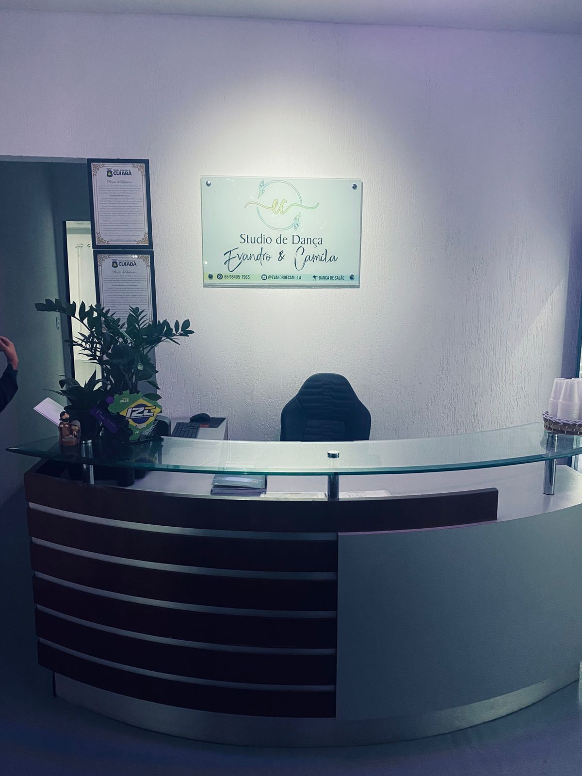 Sala principal do studio
